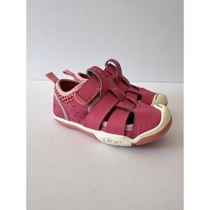 Plae Shoes Toddler 8 Sam 2.0 Electric Fisherman Pink Comfort Round Toe
